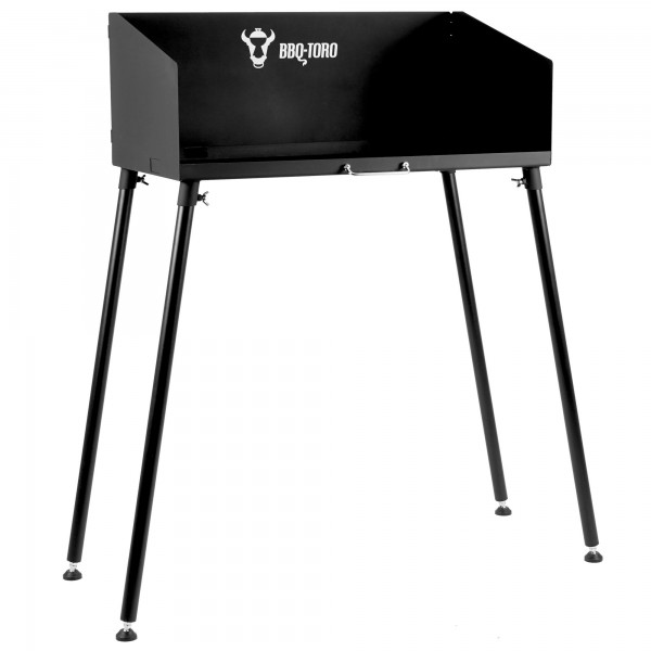 BBQ-Toro Stahltisch für Dutch Oven und Grillzubehör, Stahltisch für Bräter und Grillzubehör
