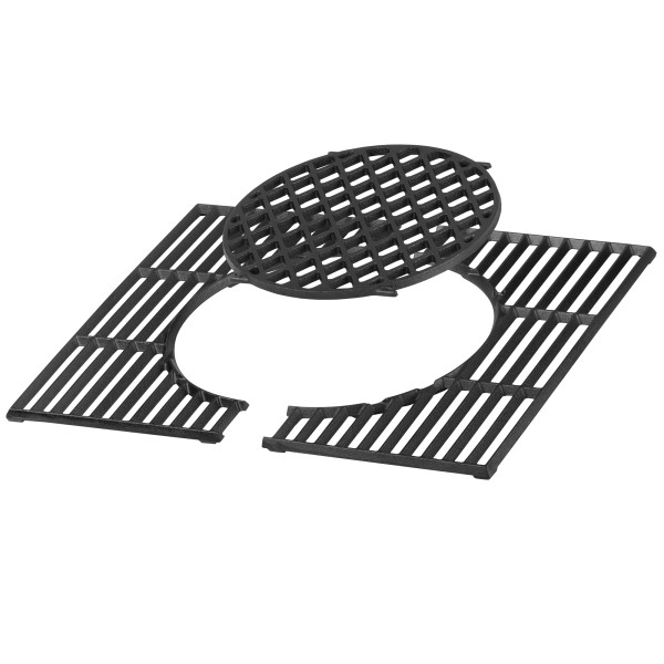 BBQ-Toro Gusseisen Grillrost System 52 x 44 cm, Rost-in-Rost Gussrost Grill, Gusseisen Einsatz